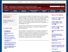 Tablet Screenshot of cihe.neasc.org