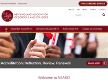 Tablet Screenshot of neasc.org